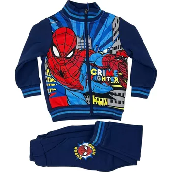 Marvel Chlapecká modrá tepláková souprava Spiderman 01 Modrá, 98
