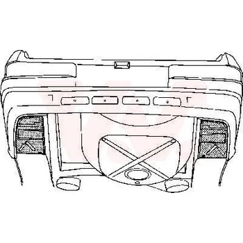 Nárazník Dno karosérie, zavazadlový prostor VAN WEZEL 3010334