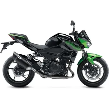 Motodíl Výfuk Kawasaki Ninja 400 (18-23), 500/SE (24-25), Z400 (19-23), Z500/SE (24-25) LeoVince LV-14 R Black