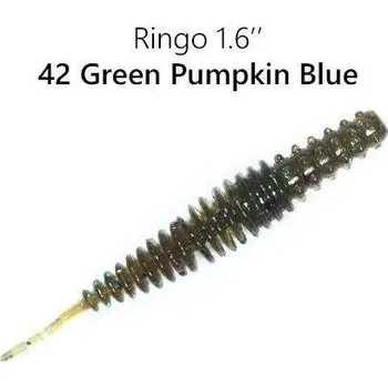 Umělá nástraha Crazy Fish Ringo 4cm barva 42 green pumkin blue 10 kusů kalamár
