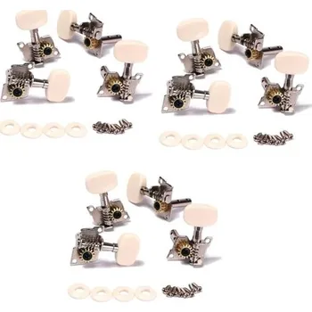 Kytara HEMOTON 6 párů ladicích kolíčků pro ukulele a klasickou kytaru, spolehlivé a odolné ladicí kolíčky