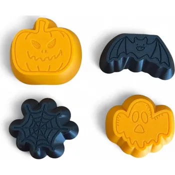 Hračka na písek Fufíci bábovičky – Halloween (4 ks) – tvořivé formičky pro děti