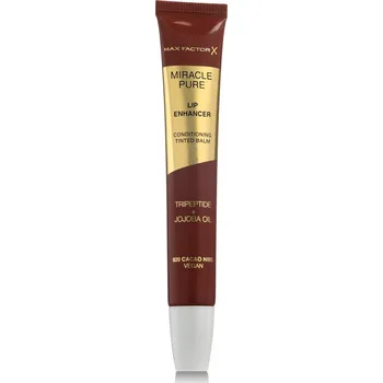 Kosmetika Max Factor Miracle Pure Lip Enhancer Conditioning Tinted Balm 12 ml odstin 020 Cacao Nibs