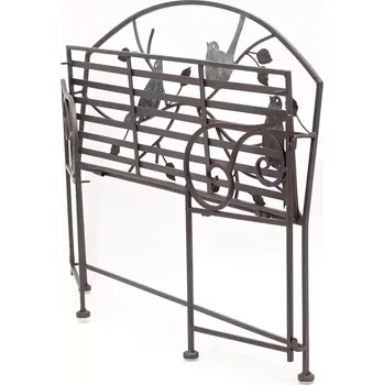 Zahradní lavice Zahradní lavička, skládací, kov, ROTINA NEW