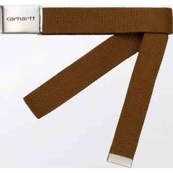 Opasek Carhartt WIP Clip Belt Chrome Hamilton Brown