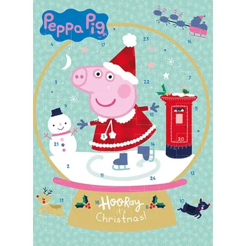 Čokoláda Prasátko Peppa adventní kalendář 31 % 75 g