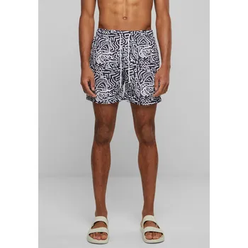 Dámské plavky Vzor plavek podepisuje aop Urban Classics šedá 1948004