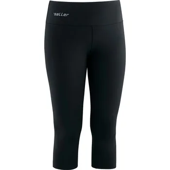 Dámské kalhoty Saller Dámské 3/4 legíny BARVA: 350 černá, Velikost: 46 Funkční dámské sportovní legíny 3/4