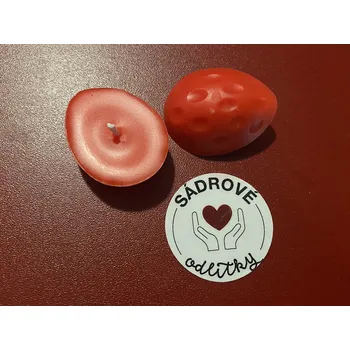 Svíčka HandMade by VeJa Plovoucí vánoční svíčky bez skořápek ořechů fialová