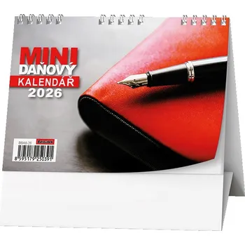 Kalendář Baloušek Tisk Stolní daňový mini kalendář BSA8 2026