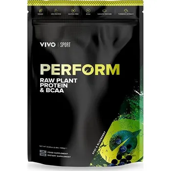 Protein Vivo Life Perform Acai a borůvka - RAW vegan protein & BCAA (988 g)