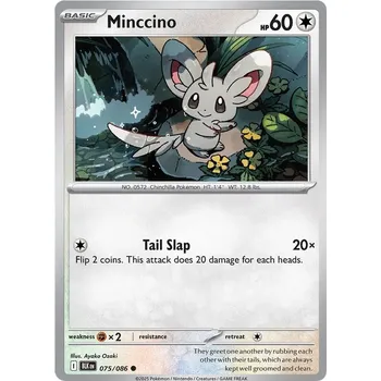 Sběratelská karetní hra Minccino 075/086 - Black Bolt Typ karty: Non-Holo
