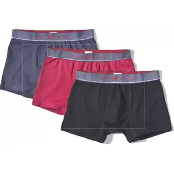 Boxerky Mustang 4148-1003 Retro A'3 Black/Anthracite/Red