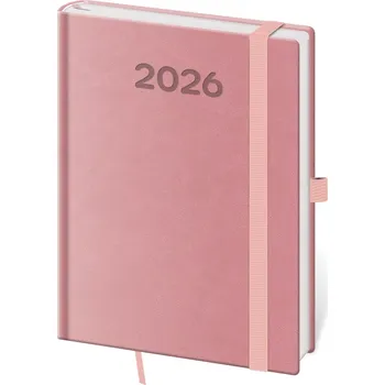 Diář Helma365 Print Pop B6 týdenní 2026, růžový