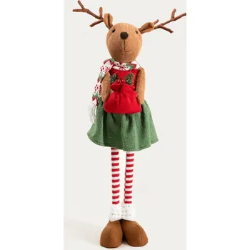 Vánoční dekorace Gnome | MAZE | stojící sobice | 75 cm | 751738 Výška 75 cm