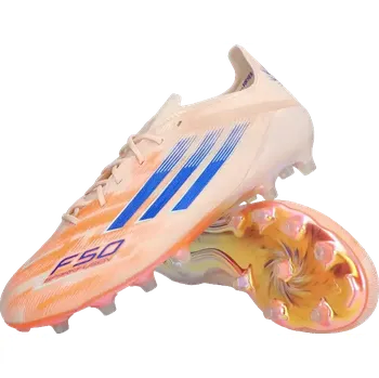 Kopačky Dámské kopačky lisovky Adidas F50 Elite FG/AG oranžové