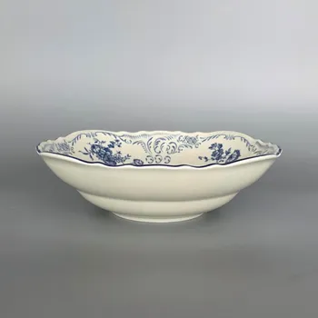 Thun 1794 BERNADOTTE mísa kompotová ivory modré květy 250 mm