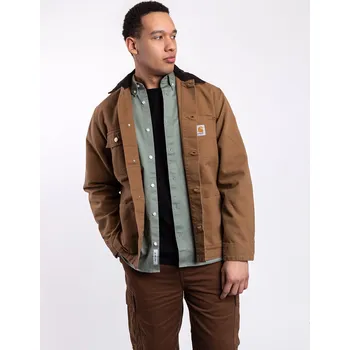 Carhartt WIP Michigan Coat Hamilton Brown / Tobacco rinsed L