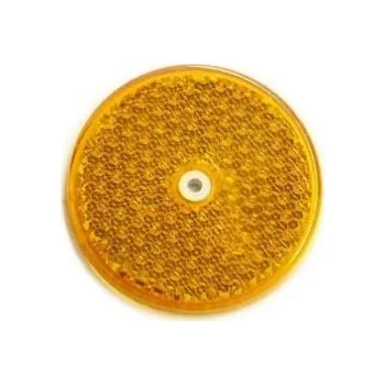 odrazka 80mm oranžová česká