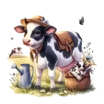 Nášivka Nažehlovací obrázek - farma V (11,0 x 9,8 cm)