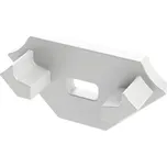 BERGE Krytka pro profil - C - bíla- s otvorem