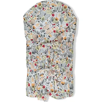 Zavinovačka ESITO | Klasická zavinovačka čtvercová Luční motýl - bílá / 75 x 75 cm