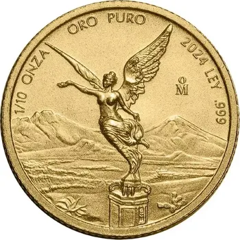 Banco de México Zlatá investiční mince Mexiko Libertad 1/10 Oz | 2024 | 3,11 g