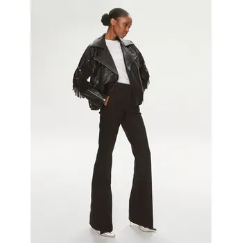 Pánské kalhoty Hugo Kalhoty z materiálu Haralie 50510436 Černá Straight Fit 36