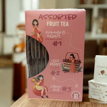 Čaj Tea Moments – Assorted Fruit Tea (kolekce ovocných čajů, 15 sáčků)