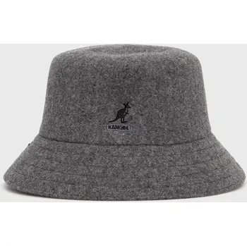 Klobouk Vlněný klobouk Kangol šedá barva, vlněný, K3191ST.FL034-FL034 90X, vel. S