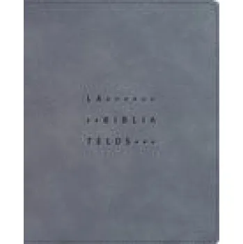 Populárně naučná literatura pro dospělé Nvi, La Biblia Telos Para Jóvenes, Texto Revisado 2022, Leathersoft, Gris, Comfort Print: Una Guía Para El Estudiante a Través de Las Escrituras (Onehope)(Pevná)