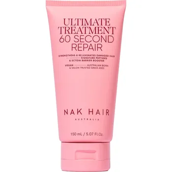 Vlasová regenerace NAK Hair Ultimate Treatment 60 Second Repair, 150 ml obnovuje a posiluje