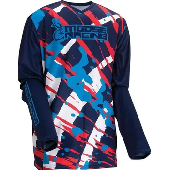 Moto dres MOOSE RACING SOFT-GOODS DRES YOUTH AGROID BL (2912-2110) (Velikost: XS) 2912-2107