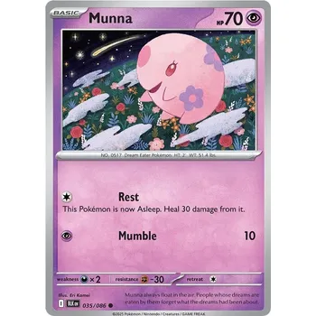 Karetní hra Munna 035/086 - Black Bolt Typ karty: Non-Holo