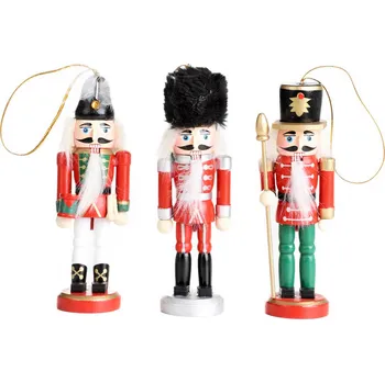 Vánoční dekorace Závěsná dekorace | NUTCRACKER | louskáček 3 ks | 13 cm | 836065 Cena za 3 kusy v balení