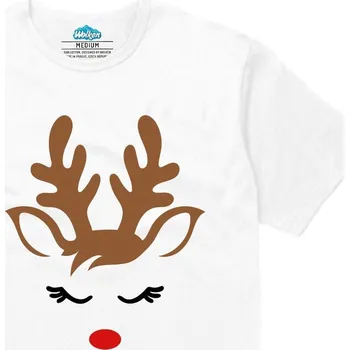 Pánské tričko Pánské tričko Roztomilý Sob Rudolf (Velikost: S, Barva: Bílá)