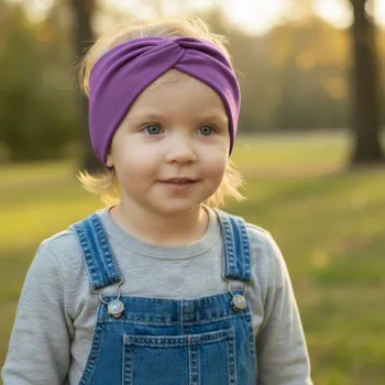 Čelenka Ebbie Bavlněná čelenka - LILEK - ŽEBROVANÁ Velikost: 1-3