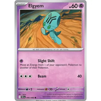 Karetní hra Elgyem 040/086 - Black Bolt Typ karty: Non-Holo