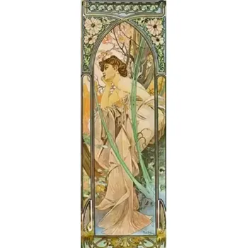 Diamantové malování Diamantové malování - Dívka-Mucha VI (100x40)
