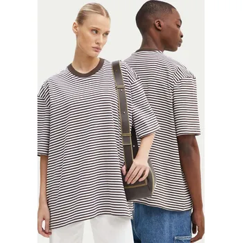 Pánské tričko Bavlněné tričko Sunnei hnědá barva, RTWXJER001 88X, vel. M