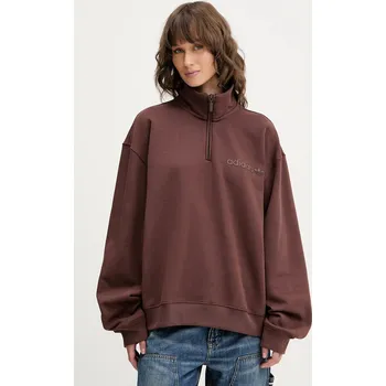 Dámská mikina Mikina adidas Originals Essentials JW1023 hnědá 88X, vel. XS