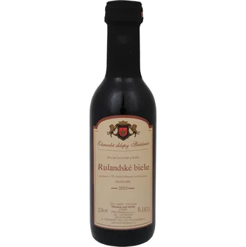 Mini víno - Rulandské bílé 2023 - polosladké 0,187l