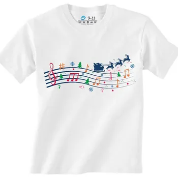 Dívčí tričko Dětské tričko Symfonie Vánočních Koled (Velikost: 9-11, Barva: Bílá)