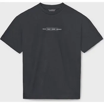 Chlapecké tričko Tričko s krátkým rukávem Energy tmavě šedéJUNIOR Mayoral velikost: 166 (16 let)