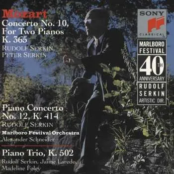 Zahraniční hudba CD Wolfgang Amadeus Mozart: Concerto No. 10, For Two Pianos K.365 - Piano Concerto No. 12, K.414 - Piano Trio, K.502 1990
