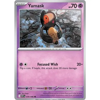 Sběratelská karetní hra Yamask 039/086 - White Flare Typ karty: Non-Holo