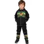 Chlapecký softshellový komplet s fleecem Traktor – bunda a kalhoty, černý EDX100 Velikost: 122, Barva: Černá