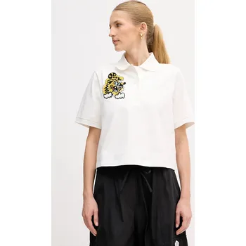 Pánské tričko Bavlněné polo tričko Kenzo FF52TS1704SB.02 bílá 00X, vel. S