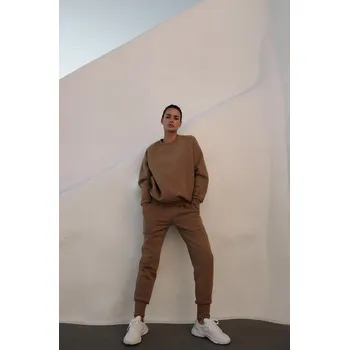 Dámské kalhoty Kalhoty MUUV. sp.dr.soft.touch.peanb hnědá 84X, vel. L