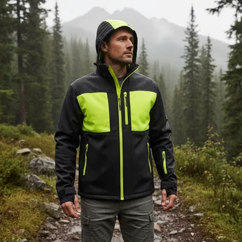 pracovní bunda Procera Bunda SONIC SOFT Velikost XXXL černá/žlutá